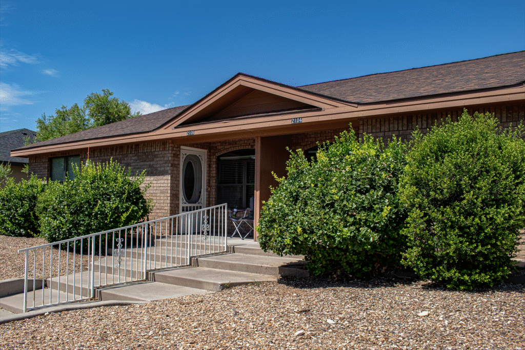 Front Yard of 2104 Clover Lane