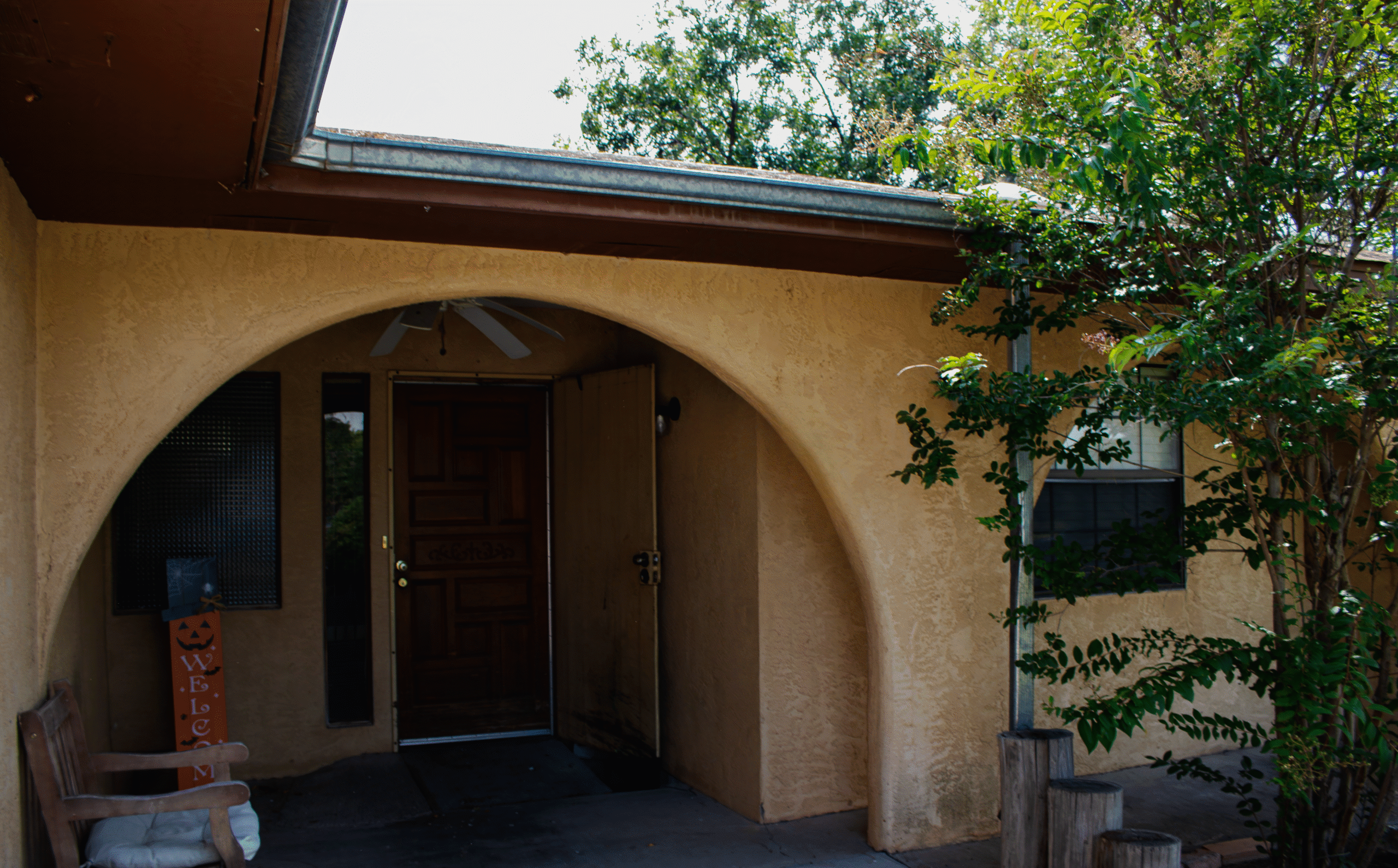Northeast Roswell: Front door of 906 La Paloma Ln